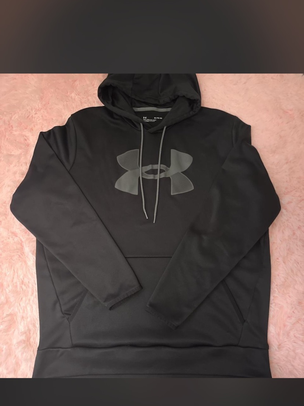 Under Armour Black Hoodie with Gray Logo